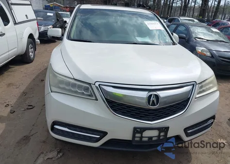 2014 Acura Mdx Technology Pkg W/Entertainment Pkg from USA, damaged, VIN 5FRYD3H66EB003655